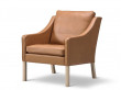 Club chair model 2207 by Borge Mogensen for Fredericia. New edition.