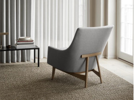 A-Chair Wood Base model 6540 by Jens Risom for Fredericia. New edition.