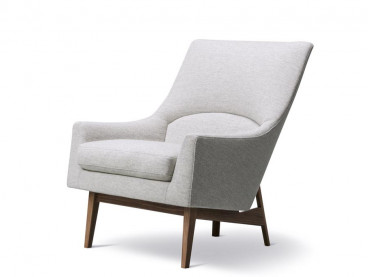 A-Chair Wood Base model 6540 by Jens Risom for Fredericia. New edition.