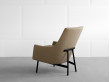 Fauteuil scandinave modèle A- Metal Base  6542. Edition neuve