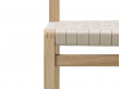 Chaise scandinave modèle BM61, sangle de lin. Edition neuve