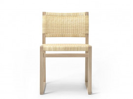 BM61 Chair Cane Wicker - Model 3261  by Borge Mogensen for Fredericia. New edition.