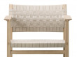 BM62 Armchair Linen Webbing - Model 3362 by Borge Mogensen for Fredericia. New edition.