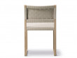 BM62 Armchair Linen Webbing - Model 3362 by Borge Mogensen for Fredericia. New edition.