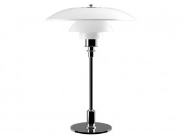 Mid-Century  modern scandinavian table lamp PH 31⁄2-21⁄2 glass by Poul Henningsen for Louis Poulsen