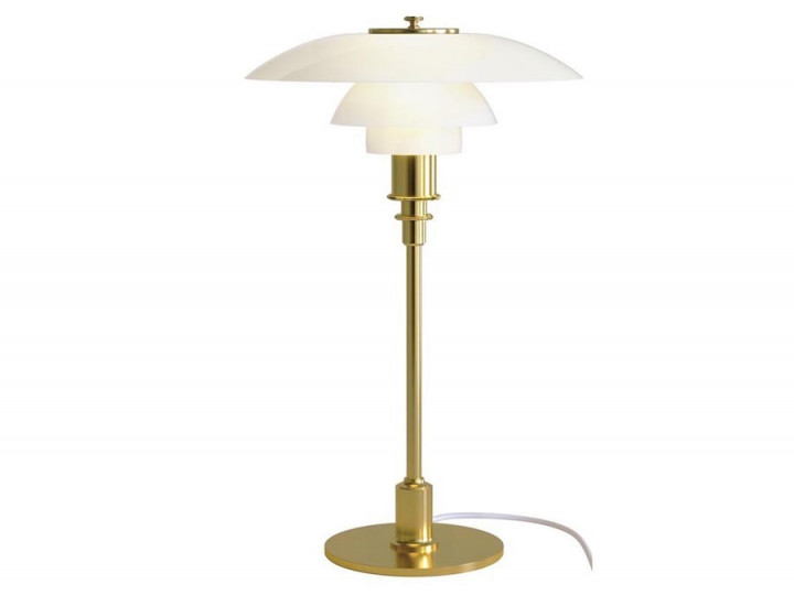 Mid-Century  modern scandinavian table lamp PH 31⁄2-21⁄2 glass by Poul Henningsen for Louis Poulsen