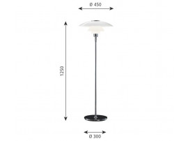 Mid-Century  modern scandinavian floor lamp PH 31⁄2-21⁄2 by Poul Henningsen for Louis Poulsen