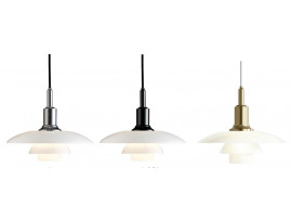 Mid-Century  modern scandinavian pendant lamp PH 3/2 by Poul Henningsen for Louis Poulsen