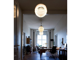 Mid-Century  modern scandinavian pendant lamp PH Louvre by Poul Henningsen