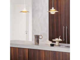 Mid-Century  modern scandinavian pendant lamp  PH 5 Brass by Poul Henningsen for Louis Poulsen