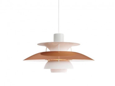 Mid-Century  modern scandinavian pendant lamp  PH 5 MINI Copper by Poul Henningsen for Louis Poulsen