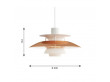 Mid-Century  modern scandinavian pendant lamp  PH 5 MINI Copper by Poul Henningsen for Louis Poulsen