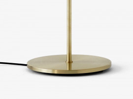 Mid-Century  modern scandinavian floor lamp Bellevue AJ7 Brass . New edition 