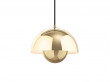 Mid-Century  modern scandinavian pendant lamp Flowerpot VP1. New edition. Brass