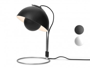 Mid-Century  modern scandinavian table lamp Flowerpot VP4. New edition. Black or white