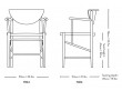 Drawn Armchair HM4 or model 317 by Hvidt and Mølgaard. New edition