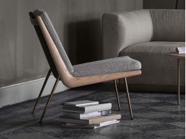 Boomerang lounge chair HM1 by Hvidt and Mølgaard. New edition