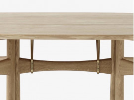 Table de repas scandinave pliante modèle Drop Leaf HM6 6 pers. Edition neuve.