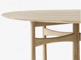 Table de repas scandinave pliante modèle Drop Leaf HM6 6 pers. Edition neuve.