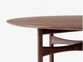 Table de repas scandinave pliante modèle Drop Leaf HM6 6 pers. Edition neuve.