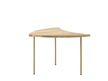 Pinwheel HM7 coffee or side table by Hvidt and Mølgaard. New edition. Oak