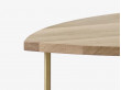 Pinwheel HM7 coffee or side table by Hvidt and Mølgaard. New edition. Oak