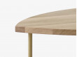 Pinwheel HM7 coffee or side table by Hvidt and Mølgaard. New edition. Walnut