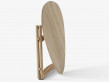 Table d'appoint scandinave pliante modèle Drop Leaf HM5. Edition neuve.