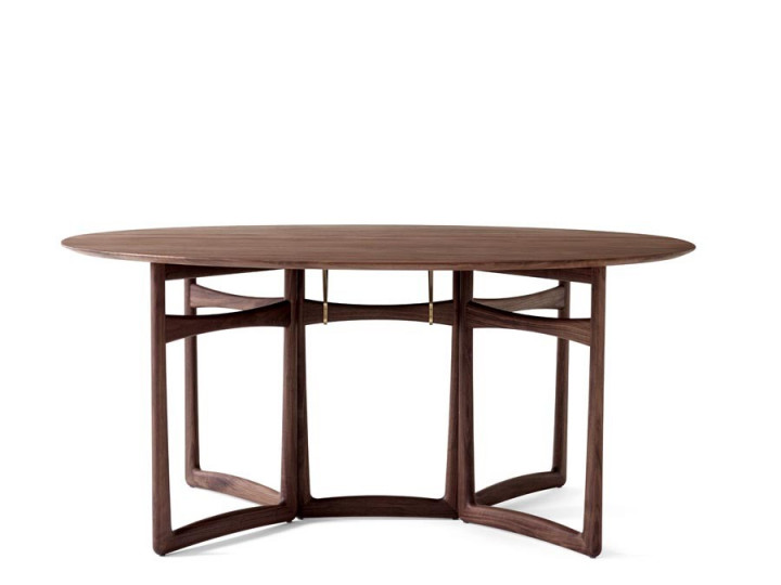 Table de repas scandinave pliante modèle Drop Leaf HM6 6 pers. Edition neuve.