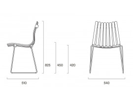 Chaise scandinave Scandia Junior. Nouvelle édition