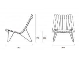 Fauteuil scandinave Scandia Nett. Nouvelle édition