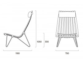 Fauteuil Lounge  Scandia Senior Bolt. Nouvelle édition