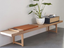 Banc scandinave Bruksbo, nouvelle édition. 120 cm.