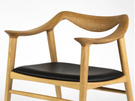 Fauteuil scandinave Bambi 57 Chêne. Nouvelle édition