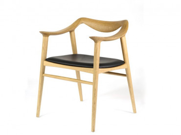 Fauteuil scandinave Bambi 57 Chêne. Nouvelle édition