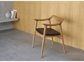 Fauteuil scandinave Bambi 57 Chêne. Nouvelle édition