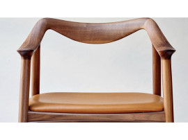 Fauteuil scandinave Bambi 57 Noyer Nouvelle édition