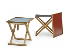 Tabouret pliant scandinave MK-30. Nouvelle édition