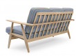 GE 240, sofa 3 seat. by Hans Wegner. New edition