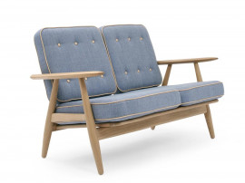 GE 240, sofa 2 seat. by Hans Wegner. New edition