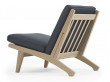 GE 370 lounge chair by Hans Wegner. New edition