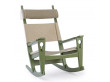 Fauteuil à bascule ou Rocking chair scandinave GE 673. Edition neuve