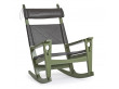 Fauteuil à bascule ou Rocking chair scandinave GE 673. Edition neuve