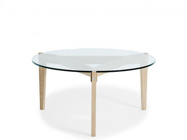 GE 465 BUTTERFLY coffee table 100 cm BY Hans Wegner. New edition