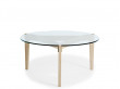 GE 465 BUTTERFLY coffee table 100 cm BY Hans Wegner. New edition