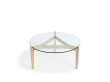 GE 465 BUTTERFLY coffee table 100 cm BY Hans Wegner. New edition
