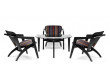 GE 465 BUTTERFLY coffee table 116 cm BY Hans Wegner. New edition
