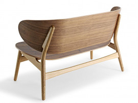 GE 1936 lounge chair Wood, by Hans Wegner. New edition