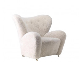 The Tired Man lounge chair, sheepskin. New edition