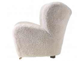 The Tired Man lounge chair, sheepskin. New edition